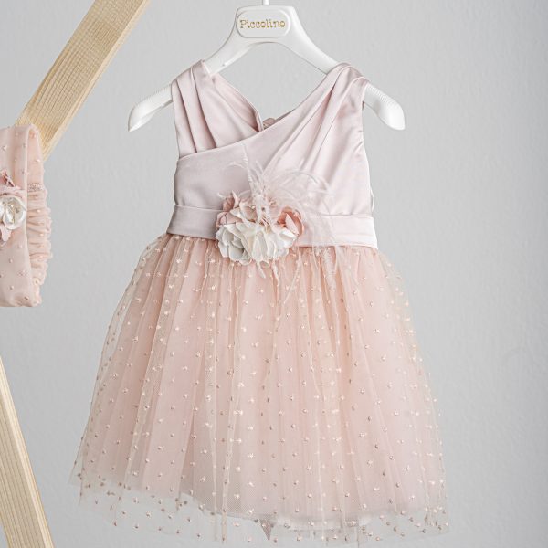 Βαπτιστικό φόρεμα Piccolino Constance Pink
