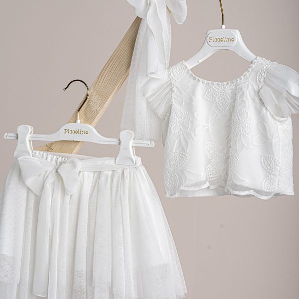 Βαπτιστικό φόρεμα Piccolino Isabelle Ivory