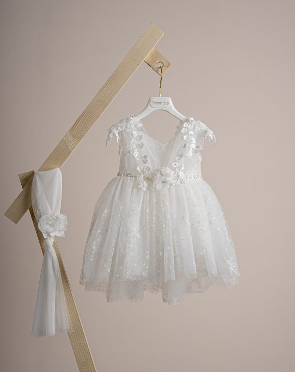 Βαπτιστικό φόρεμα Piccolino Filomena Ivory