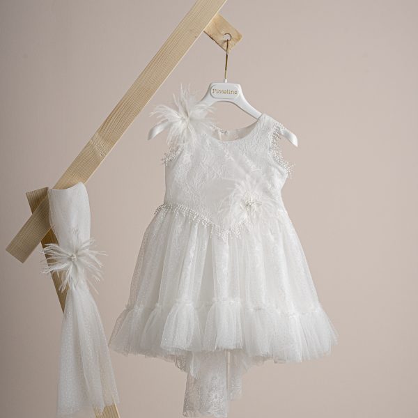 Βαπτιστικό φόρεμα Piccolino Silvia Ivory