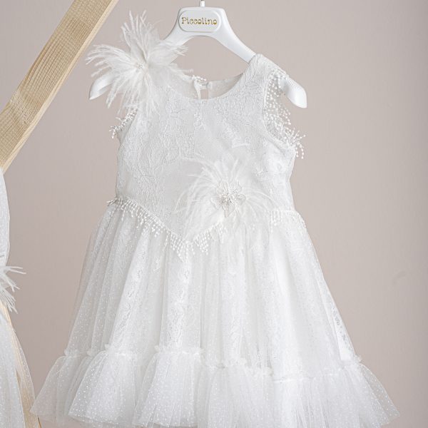 Βαπτιστικό φόρεμα Piccolino Silvia Ivory