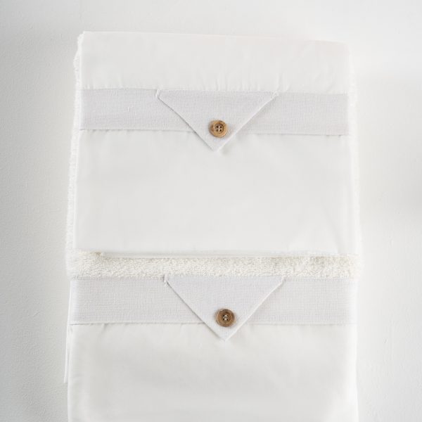 Σετ λαδόπανα Piccolino LA-ENRIQUE.OFFWHITE