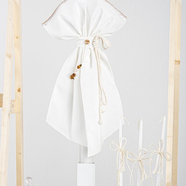 Πακέτο βάπτισης για αγόρι Piccolino Enrique offwhite