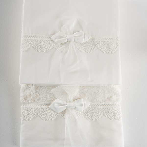 Σετ λαδόπανα Piccolino LK-CARMEN.IVORY