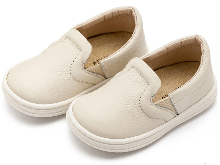 Δερμάτινο Loafer BS3084 Εκρού