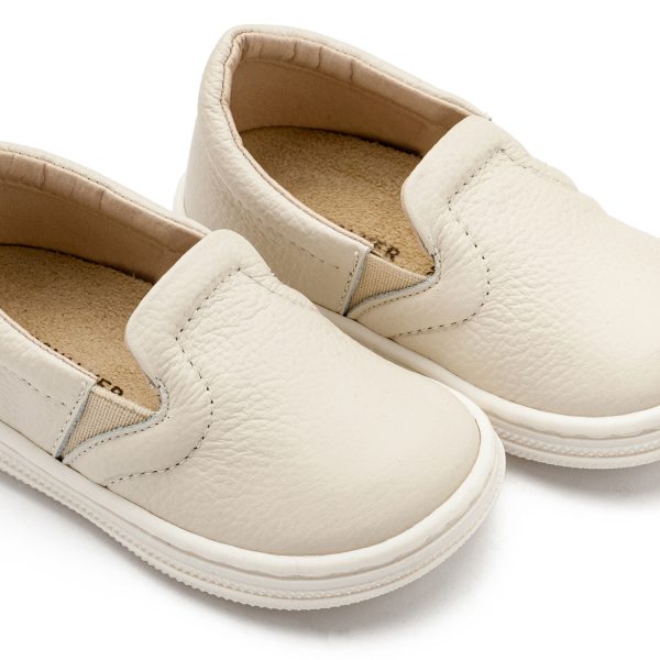 Δερμάτινο Loafer BS3084 Εκρού