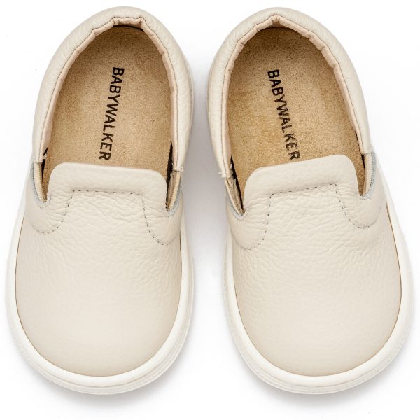 Δερμάτινο Loafer BS3084 Εκρού