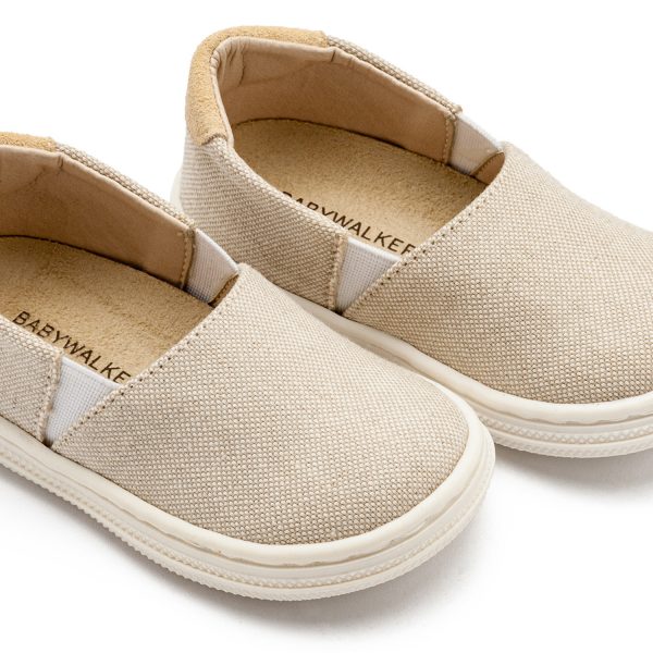 Υφασμάτινa Loafers BS3089 Μπεζ