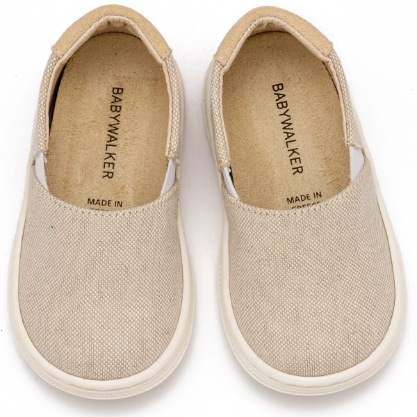 Υφασμάτινa Loafers BS3089 Μπεζ
