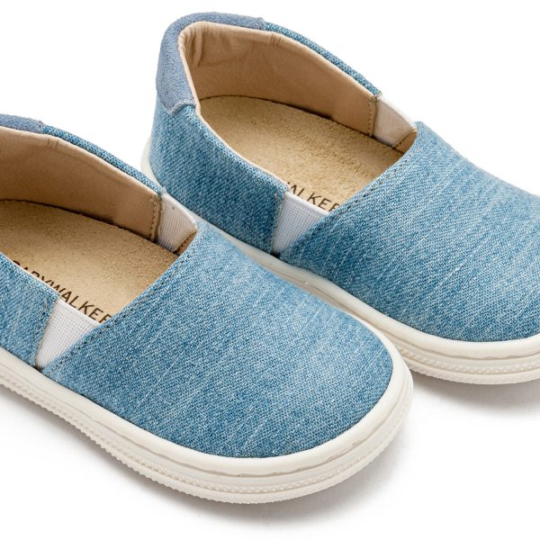 Υφασμάτινa Loafers BS3089 Σιέλ