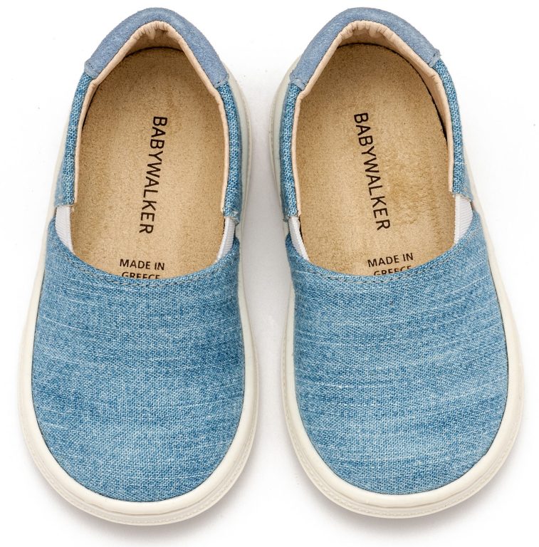 Υφασμάτινa Loafers BS3089 Σιέλ