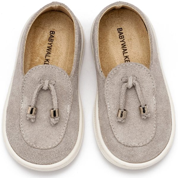 Καστόρινο Δετό Loafer BW4295 Γκρι