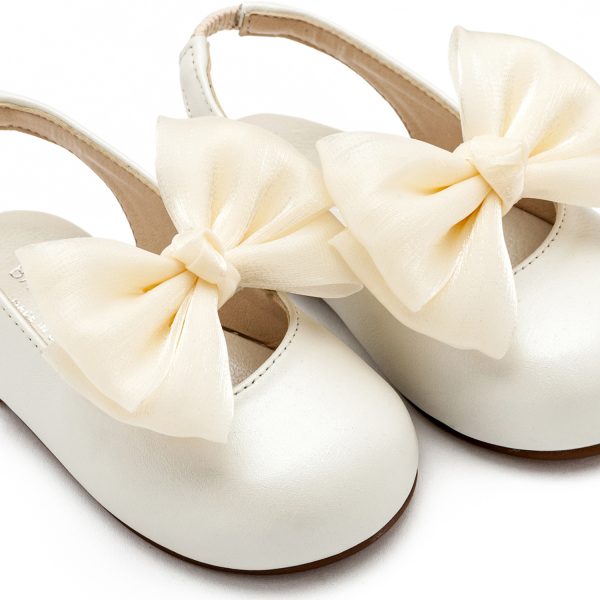 Γαλλικό Σαμπό με Φιόγκο Chiffon BW4852 Εκρού