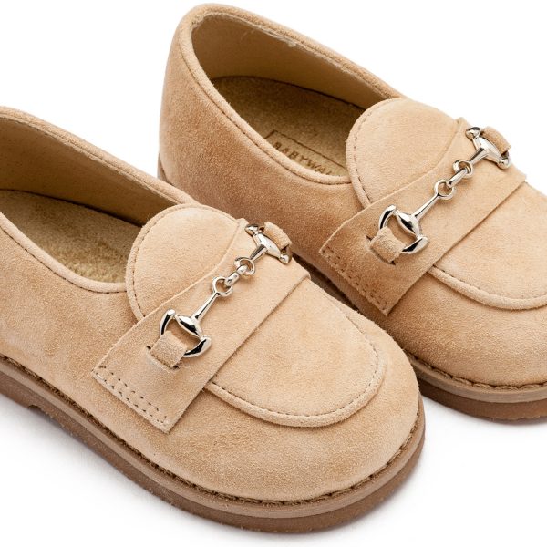 Loafers με Μεταλλική Αγράφα EXC5285 Μπεζ
