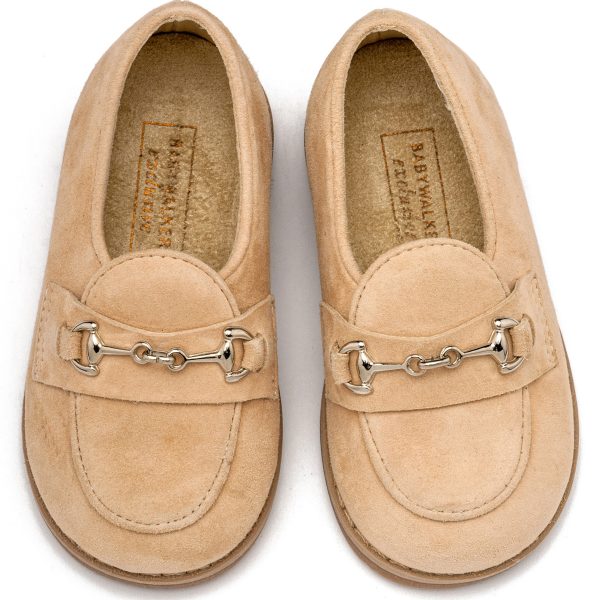 Loafers με Μεταλλική Αγράφα EXC5285 Μπεζ