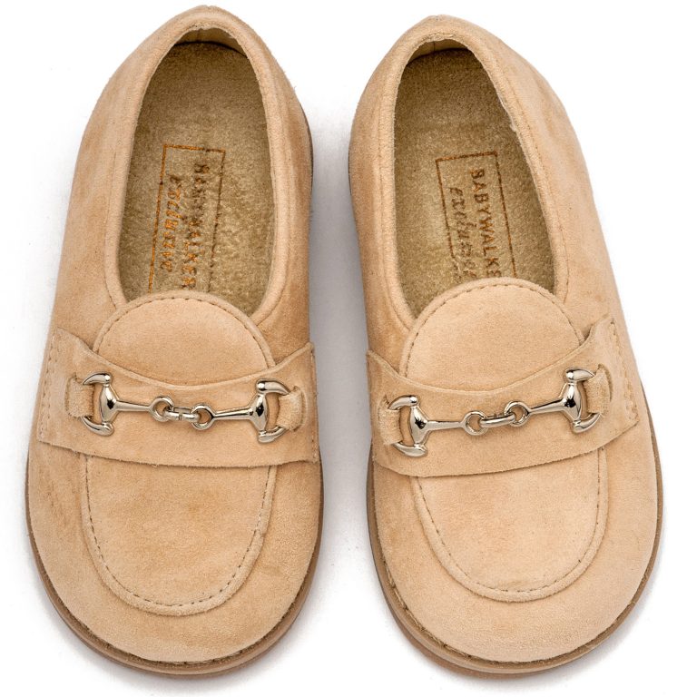Loafers με Μεταλλική Αγράφα EXC5285 Μπεζ