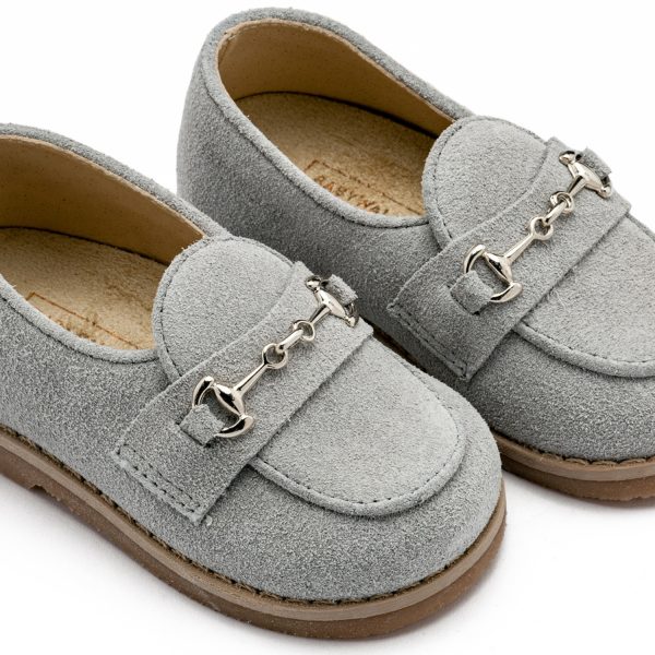 Loafers με Μεταλλική Αγράφα EXC5285 Γκρι