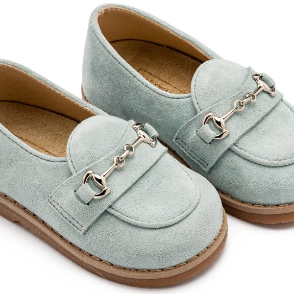 Loafers με Μεταλλική Αγράφα EXC5285 Ανοιχτό Σιέλ