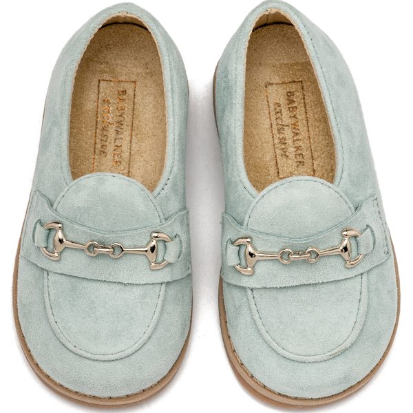 Loafers με Μεταλλική Αγράφα EXC5285 Ανοιχτό Σιέλ