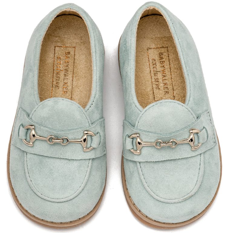 Loafers με Μεταλλική Αγράφα EXC5285 Ανοιχτό Σιέλ