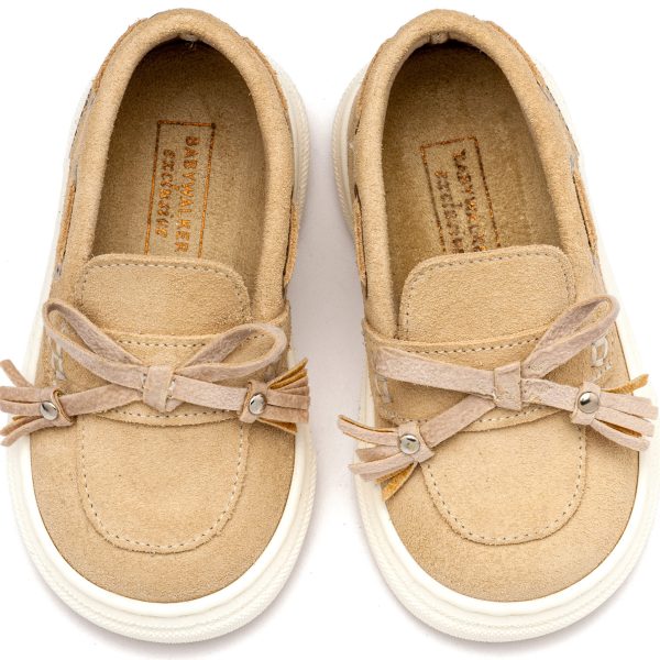 Loafer με Κρόσια και Φιογκάκι EXC5295 Μπεζ