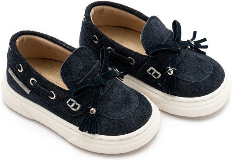 Loafer με Κρόσια και Φιογκάκι EXC5295 Μπλε