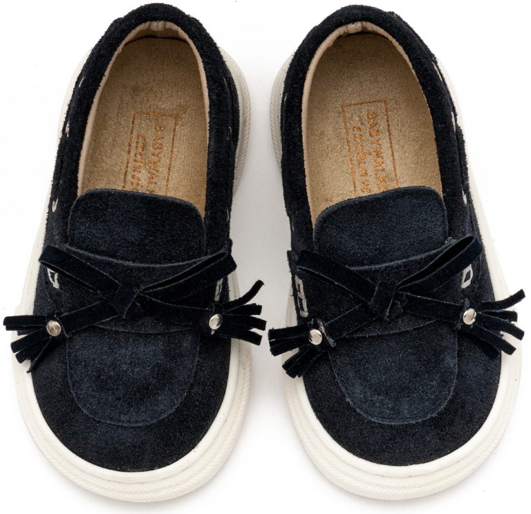Loafer με Κρόσια και Φιογκάκι EXC5295 Μπλε