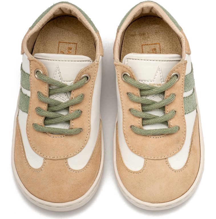 Δίχρωμο Δετό Sneaker EXC5296 Μπεζ Μέντα