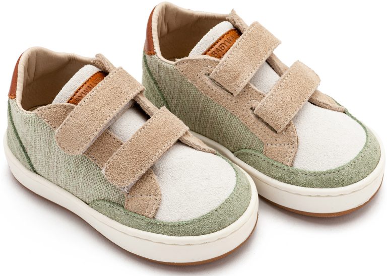 Δίχρωμο Sneaker Διπλό Χρατς EXC5297 Μπεζ Μέντα