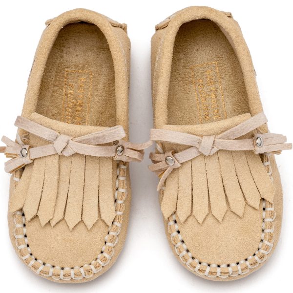Loafer με Κρόσια και Φιογκάκι EXC5298 Μπεζ