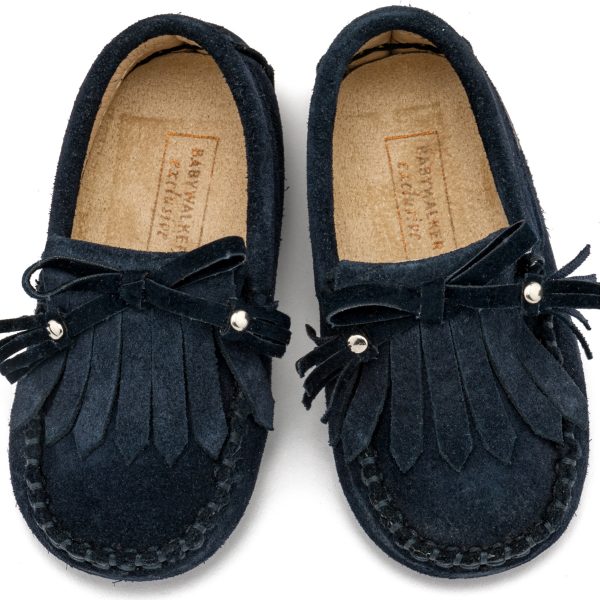 Loafer με Κρόσια και Φιογκάκι EXC5298 Μπλε