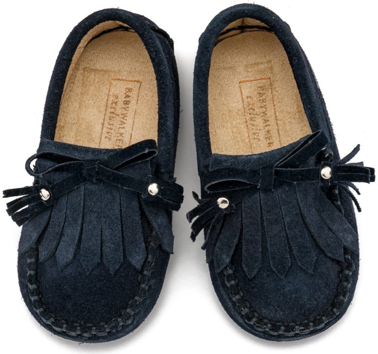 Loafer με Κρόσια και Φιογκάκι EXC5298 Μπλε