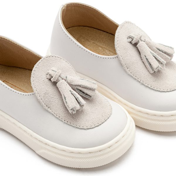 Loafer με Φουντάκια EXC5300 Λευκό
