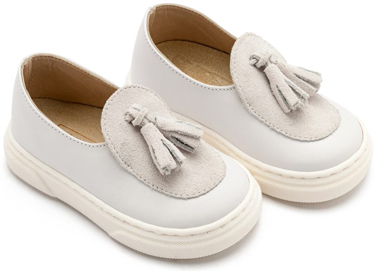 Loafer με Φουντάκια EXC5300 Λευκό