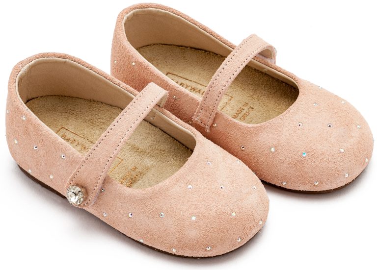 Γοβάκι Suede με Στρας LU6009 Νουντ