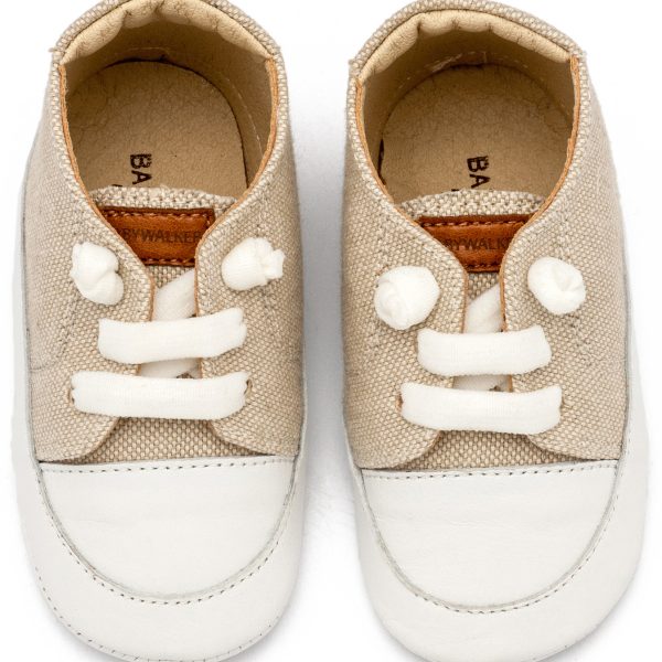 Δερμάτινο Sneakers MI1131 Μπεζ