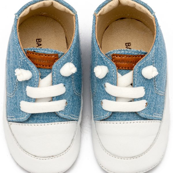 Δερμάτινο Sneakers MI1131 Σιέλ