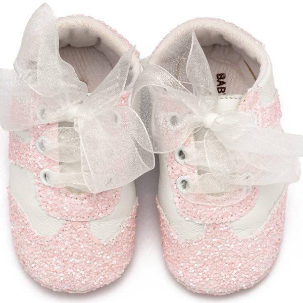 Δετά Sneakers με Κορδέλα Οργάντζα MI1653 Ροζ