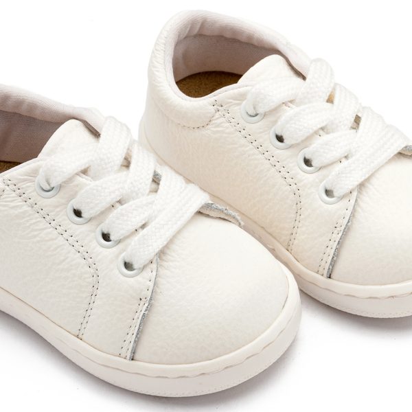 Δερμάτινο Δετό Sneakers PRΙ2119 Λευκό