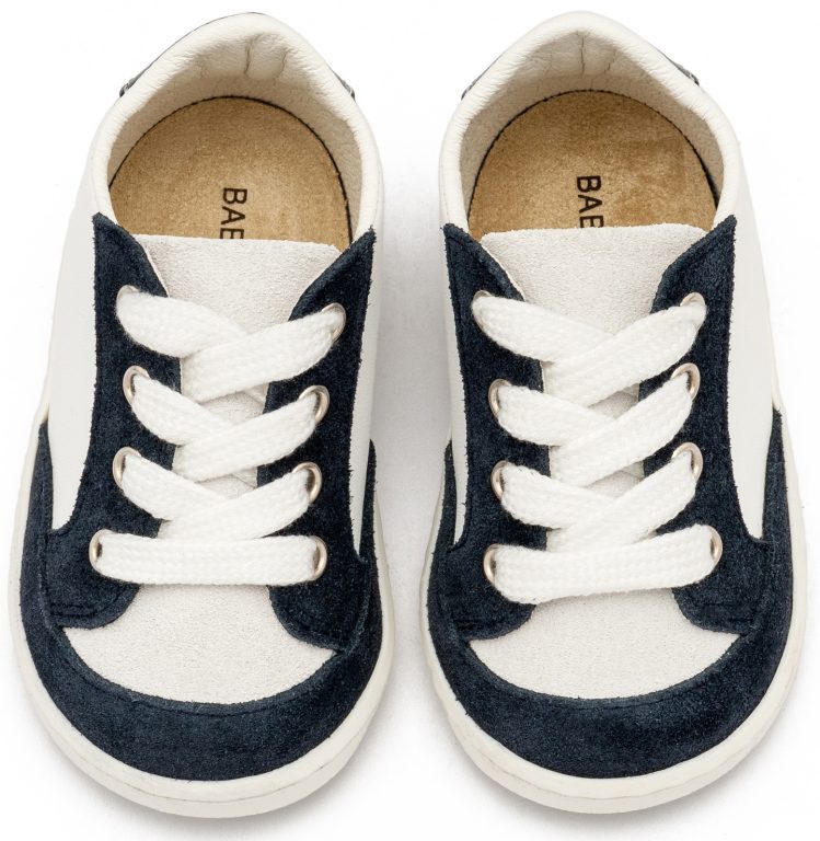 Δερμάτινο Δετό Sneakers PRΙ2120 Λευκό Μπλε