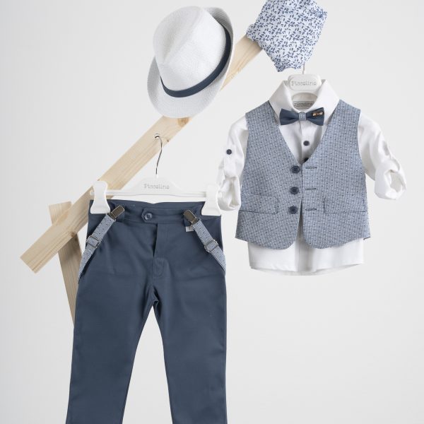 Πακέτο βάπτισης για αγόρι Piccolino Pablo cobalt