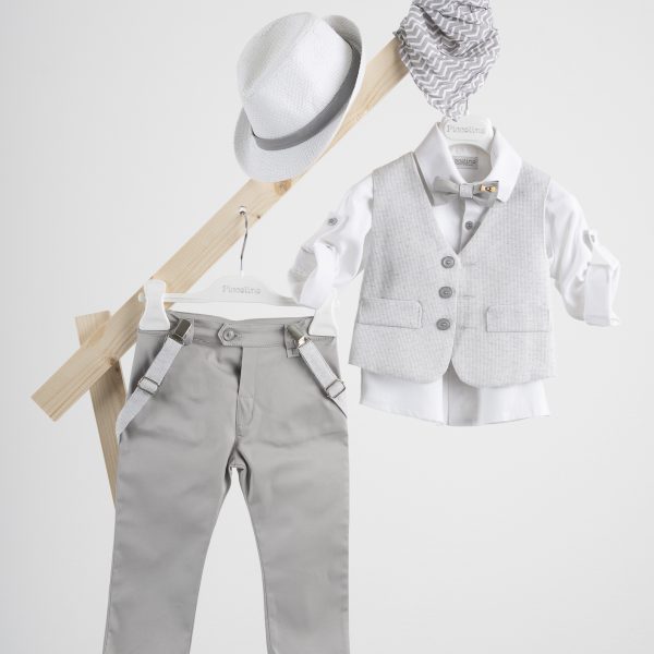 Πακέτο βάπτισης για αγόρι Piccolino Pablo silver