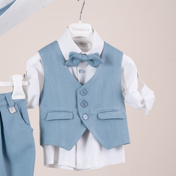 Βαπτιστικό κοστούμι Piccolino Rodrigo σε χρώμα Light blue