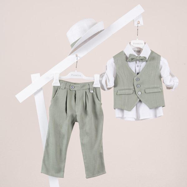 Βαπτιστικό κοστούμι Piccolino Enrique σε χρώμα Grey