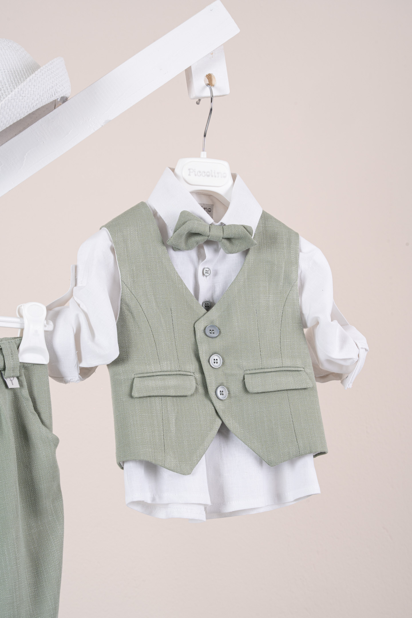 Βαπτιστικό κοστούμι Piccolino Rodrigo σε χρώμα Mint Βαπτιστικό κοστούμι Piccolino Rodrigo σε χρώμα Mint