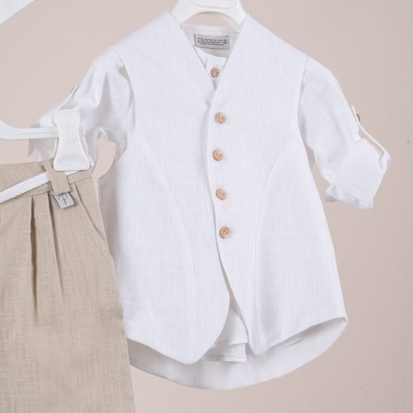 Κοστούμι  Piccolino Hector σε χρώμα Beige