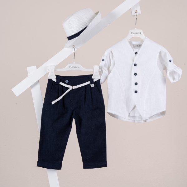 Πακέτο βάπτισης για αγόρι Piccolino Hector navy