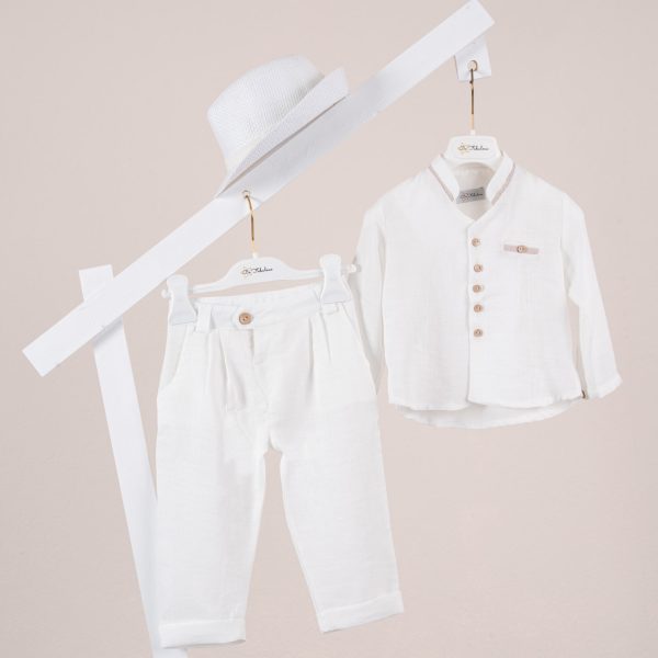 Κοστούμι  Piccolino Parker σε χρώμα Off white