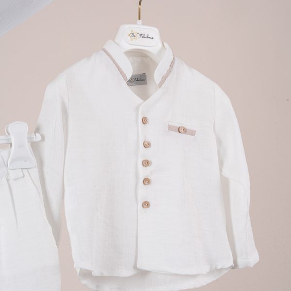 Κοστούμι  Piccolino Parker σε χρώμα Off white