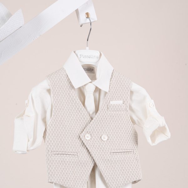 Κοστούμι  Piccolino Andre-26 σε χρώμα Ivory